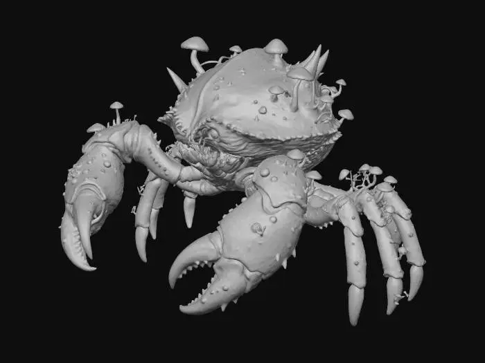 3D model for Colossal Cave Crab #thanksgiving#