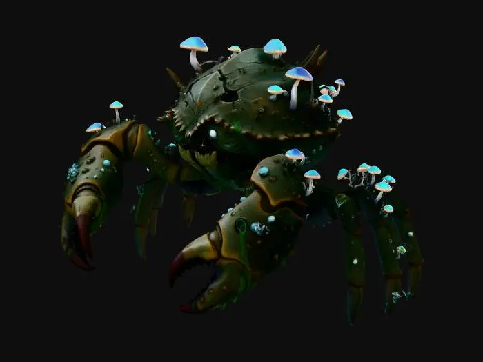 3D model for Colossal Cave Crab #thanksgiving#