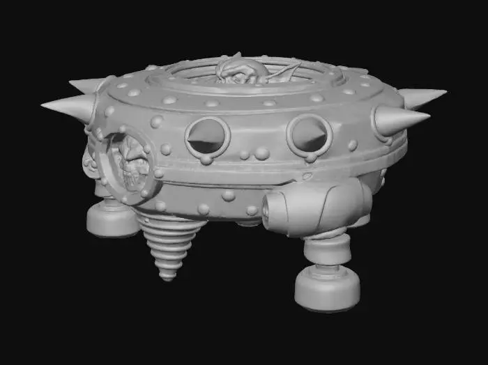 3D model for Steam Imp Powered Drill Mine #thanksgiving#