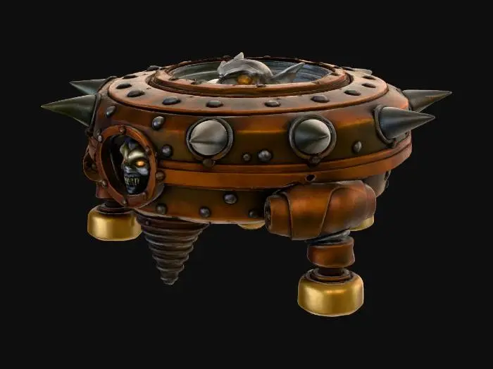 3D model for Steam Imp Powered Drill Mine #thanksgiving#