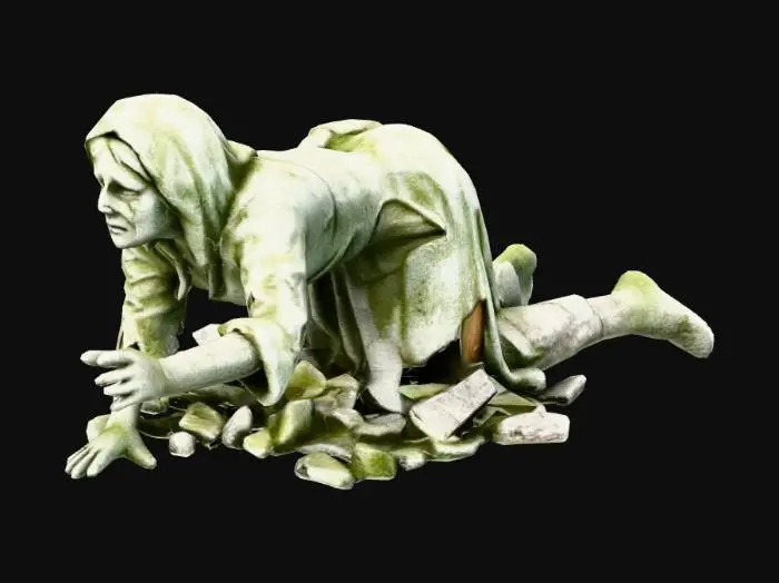 3D model for Hellscape Lost Soul Statue