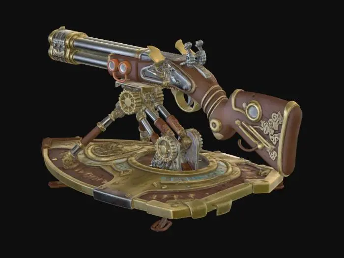 3D model for Clockwork Shield Rifle Mount