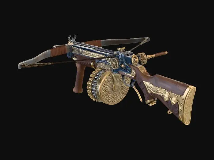 3D model for Ornate Clockwork Repeater Crossbow