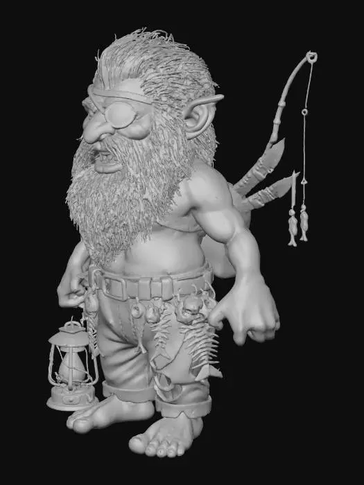 3D model for Seafarer Gnome