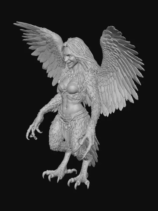 3D model for Harpy Queen