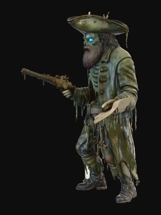3D model for Haunted Pirate Navigator