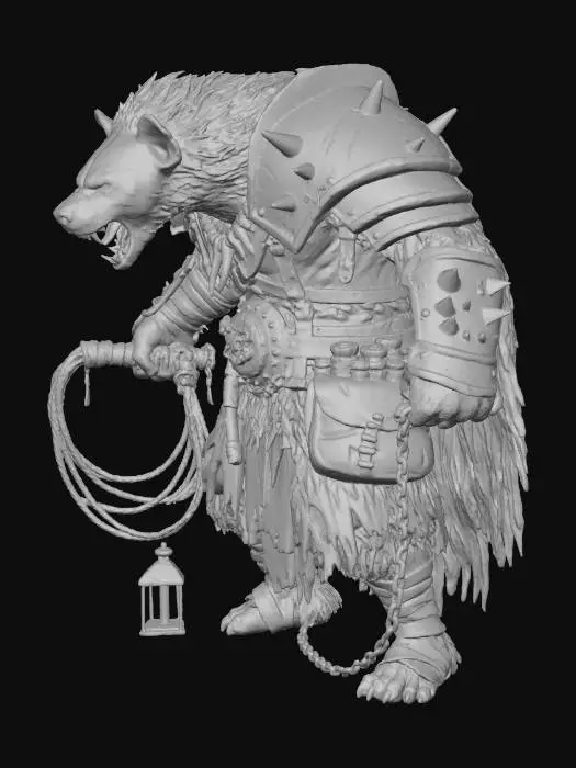 3D model for Gnoll Taskmaster