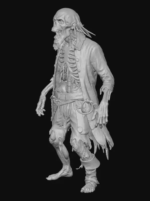 3D model for Drowned Dead #thanksgiving#