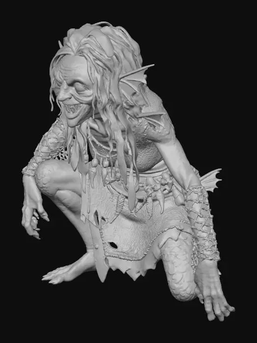 3D model for Mag'Nis the River Hag #thanksgiving#