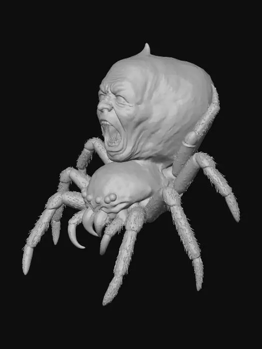 3D model for Hangman Spider #thanksgiving#