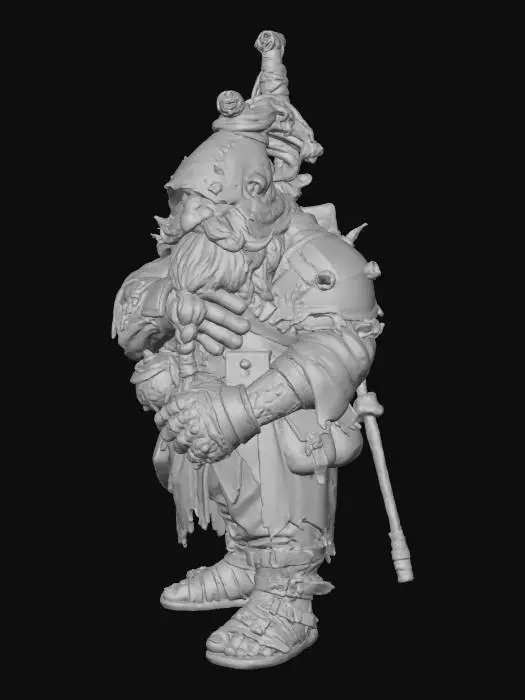 3D model for Duergar Dwarf Traveller