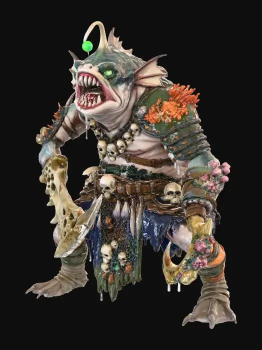 3D model for Angler Warrior