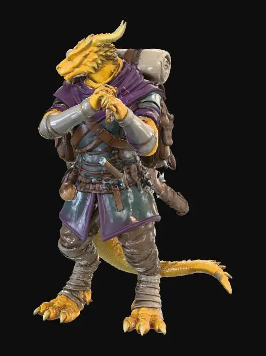 3D model for Dragon Bard Traveler