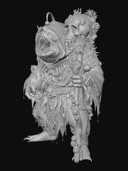 3D model for Deep Sea Shaman