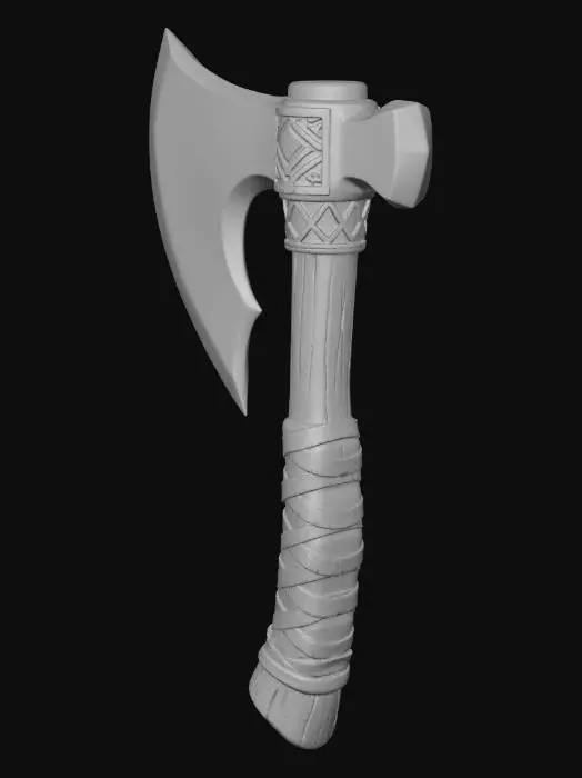 3D model for Frostbound Axe