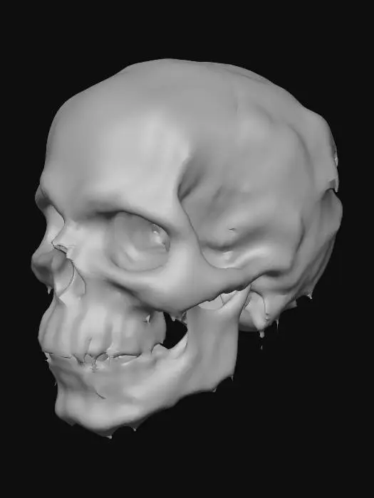3D model for Frosted Skull