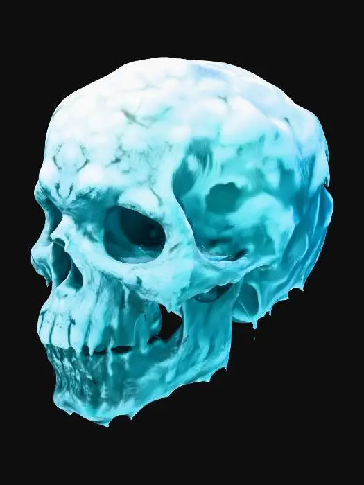 3D model for Frosted Skull