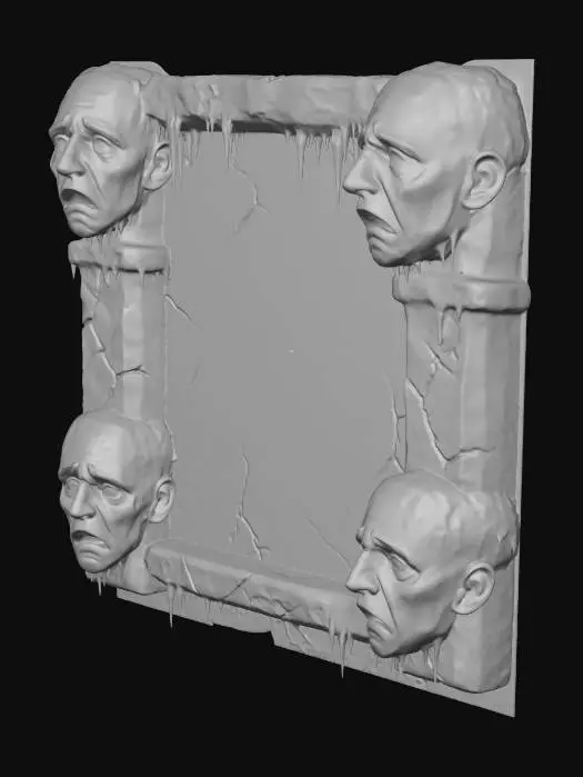 3D model for Frozen Faces Frame