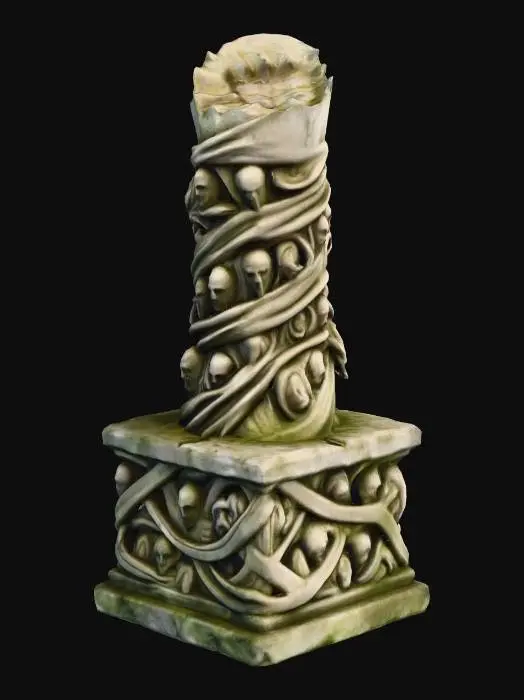 3D model for Broken Pillar of Souls