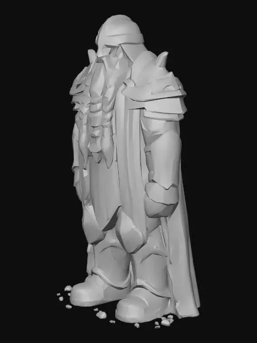 3D model for Stone Guardian