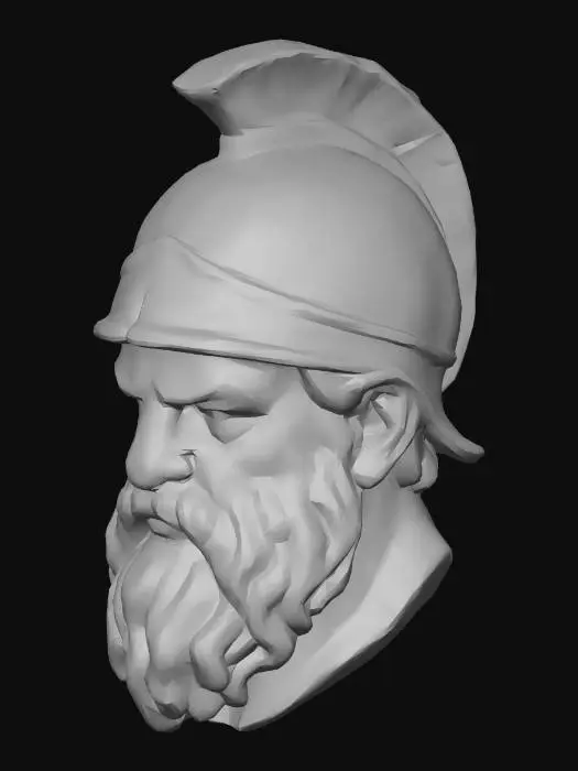 3D model for Warrior's Reflection