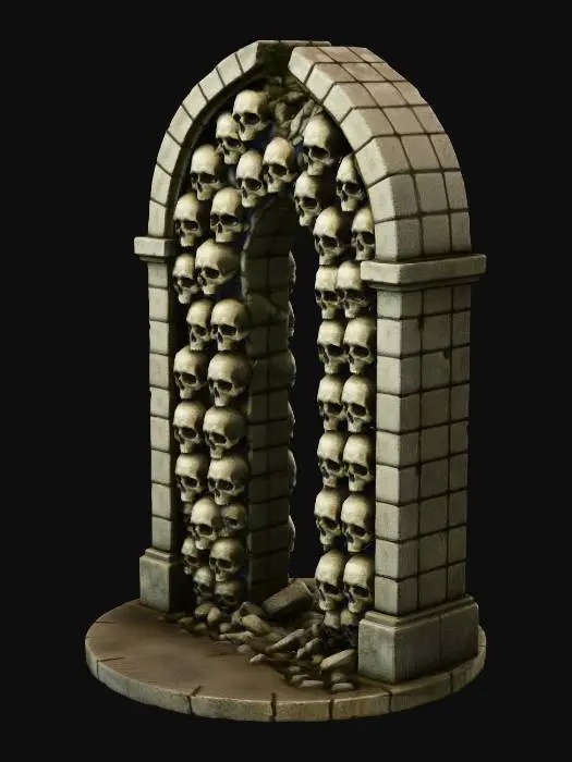 3D model for Arch of Skulls