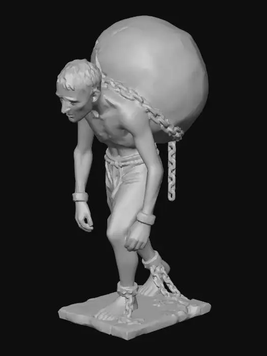 3D model for Burdened Soul