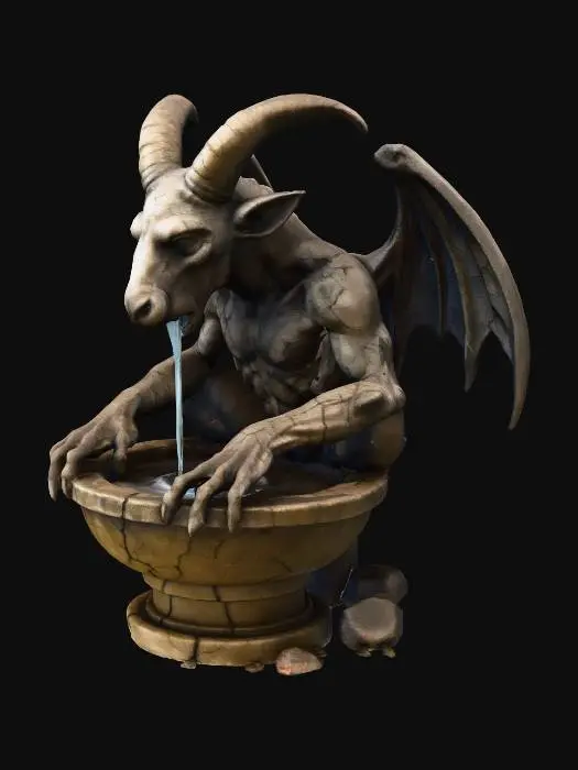 3D model for Gargoyle Fountain