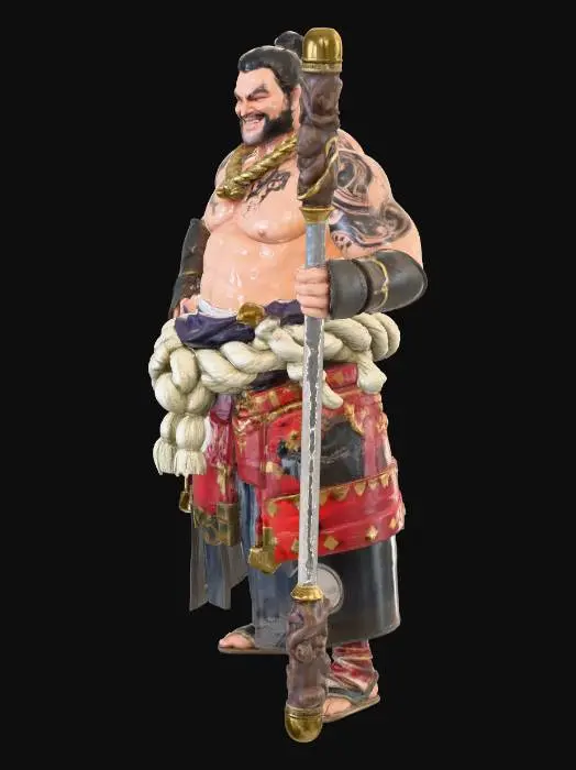 3D model for Warrior Monk