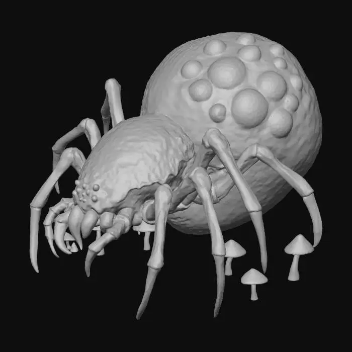 3D model for Dark Cavern Weaver