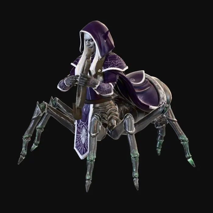 3D model for Sallister Min'Zanzer, Drider Minstrel