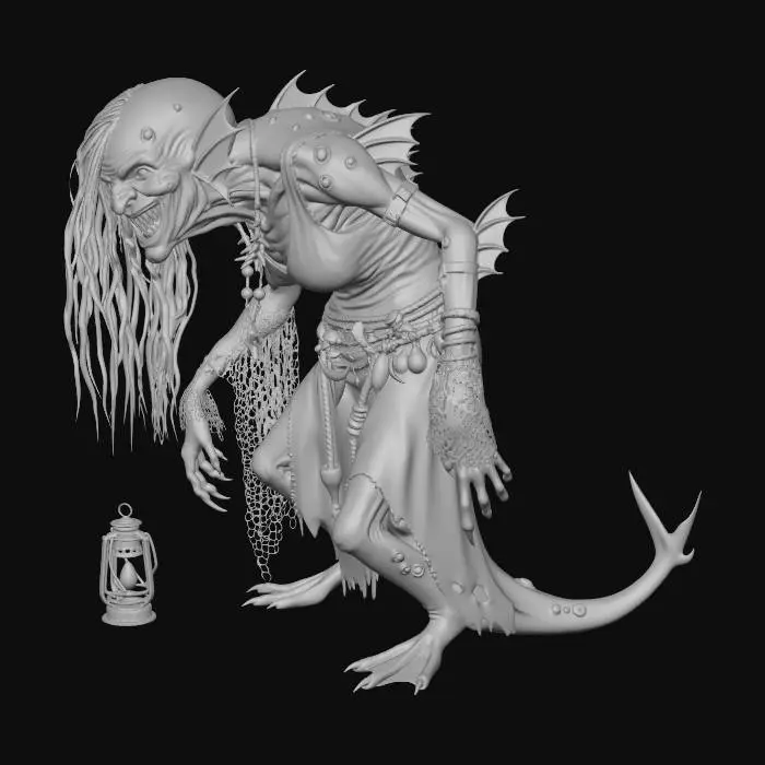 3D model for Sea Hag