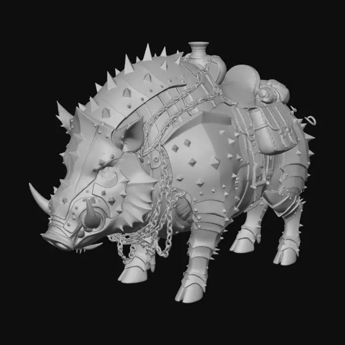 3D model for Ironclad Boar