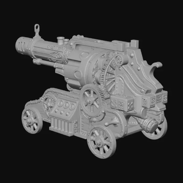 3D model for Gnomish Artificer Revolver Cannon