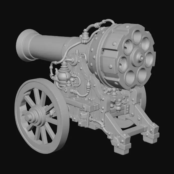 3D model for Gnomish Artificer Cannon