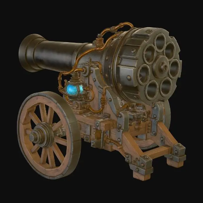 3D model for Gnomish Artificer Cannon