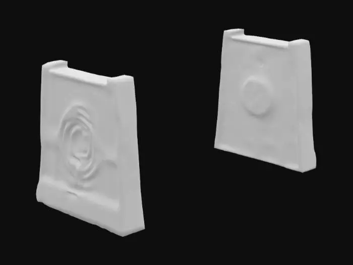 3D model for Create a cyberpunk alleyway facade featuring only walls and a road, richly adorned with vibrant neon graffiti. Exclude any props, as they will be added later, and omit lighting data since the level already provides it., Game Assets, Highly Detailed, Polished. Again this is an alleyway facade it needs a road or pavement, 2 or more walls highly grafffitied