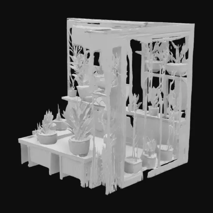 3D model for Neon Botanical Haven, #garden#