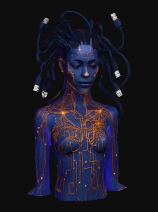 3D model for Neural Convergence, #villain#