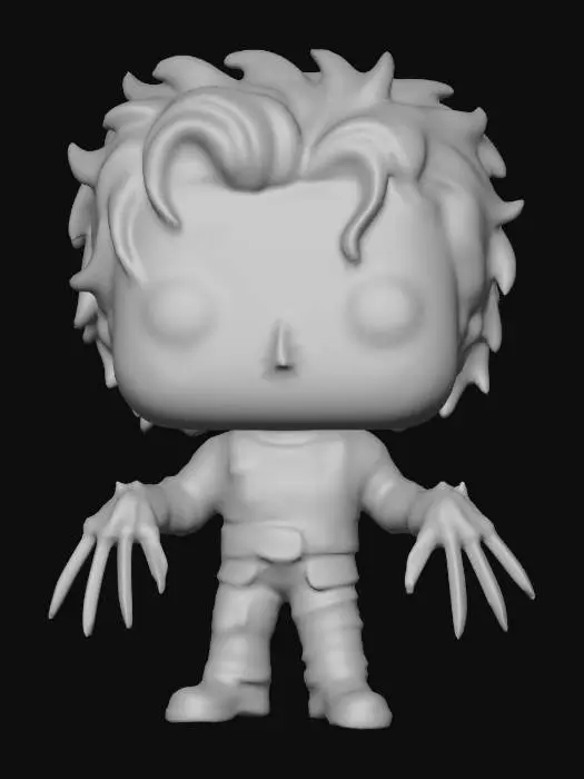 3D model for Scissorhands Figure