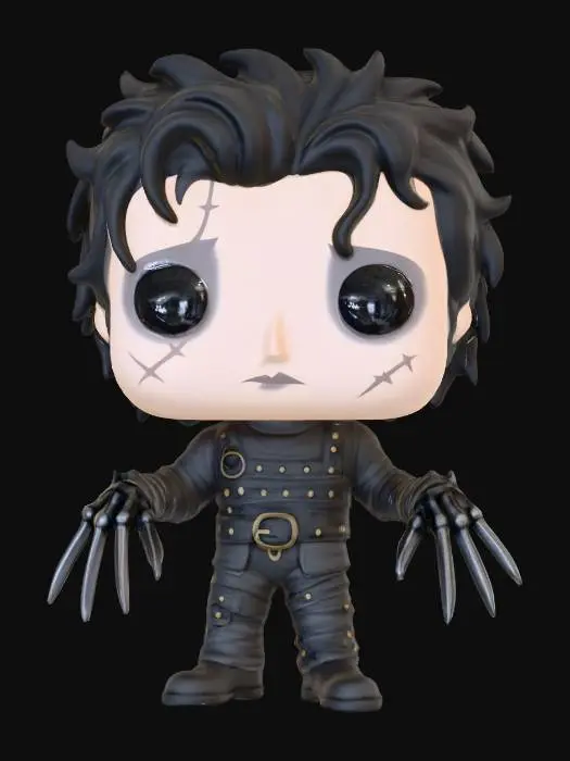 3D model for Scissorhands Figure