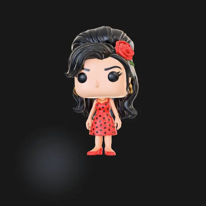 3D model for amy  winehouse