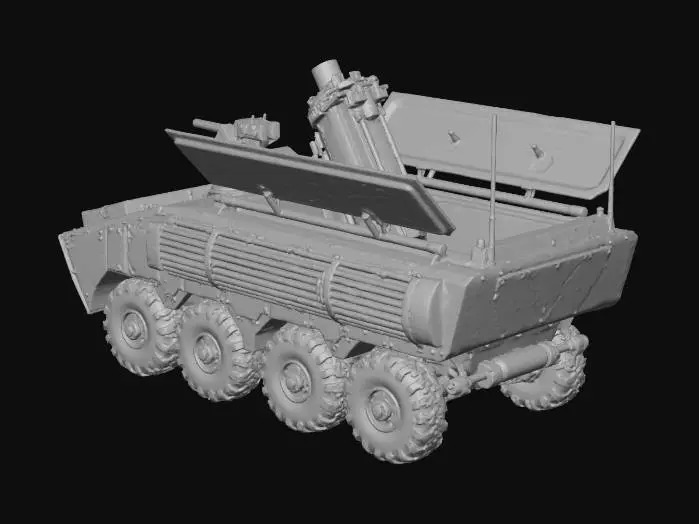 3D model for Desert Combat Vehicle