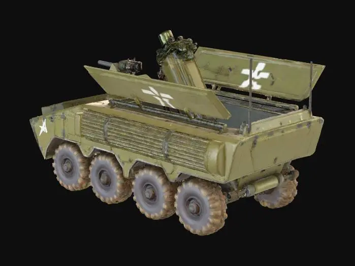 3D model for Desert Combat Vehicle