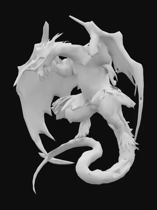 3D model for Crimson Sky Dragon
