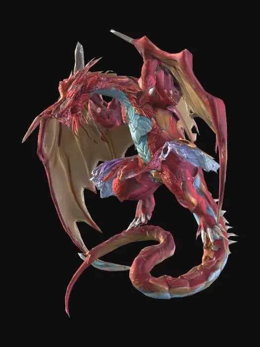 3D model for Crimson Sky Dragon