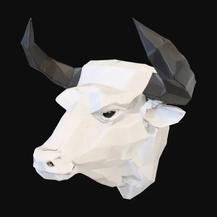 3D model for Geometric Bull Head