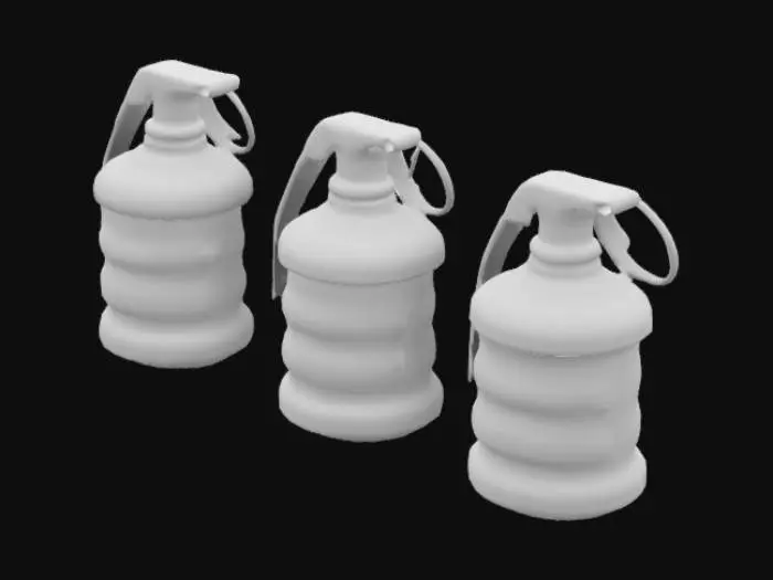 3D model for Glow Grenades Trio