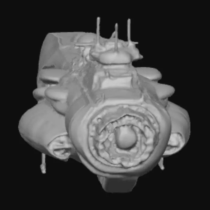 3D model for Galman-Gamilas Battleship