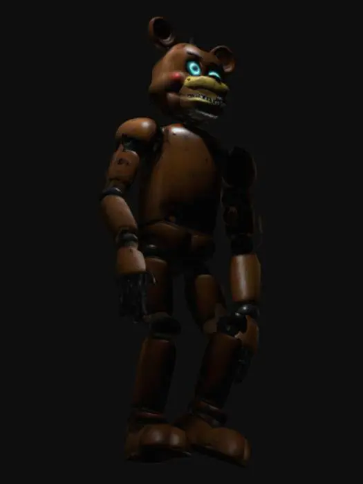 3D model for Crie um Animatronic igual ao jogo five nights até freddys, mas faça-o ser humanoide, algo parecido com um fantoche